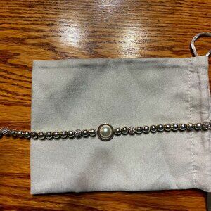Brighton Pearl and Silver Bracelet